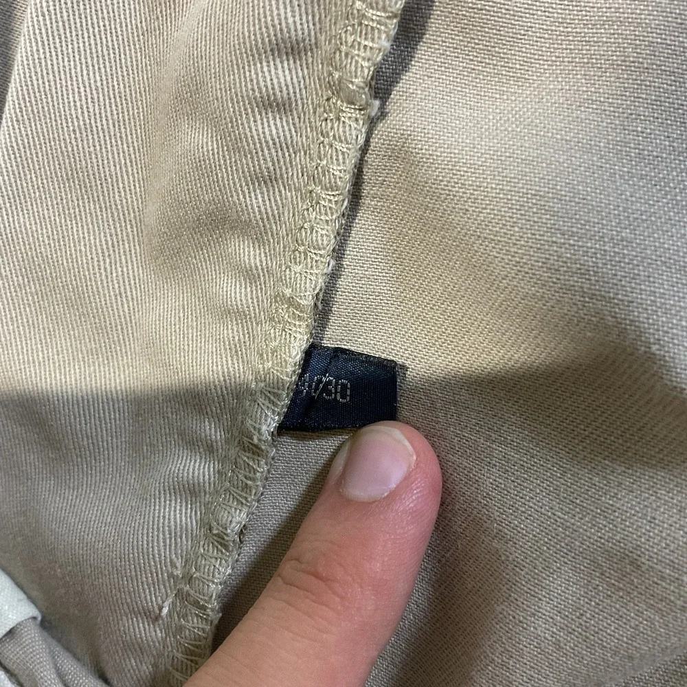Vintage Polo Ralph Lauren Pleated Chino Pants Mens 40x30 Khaki Classic Fit VTG
